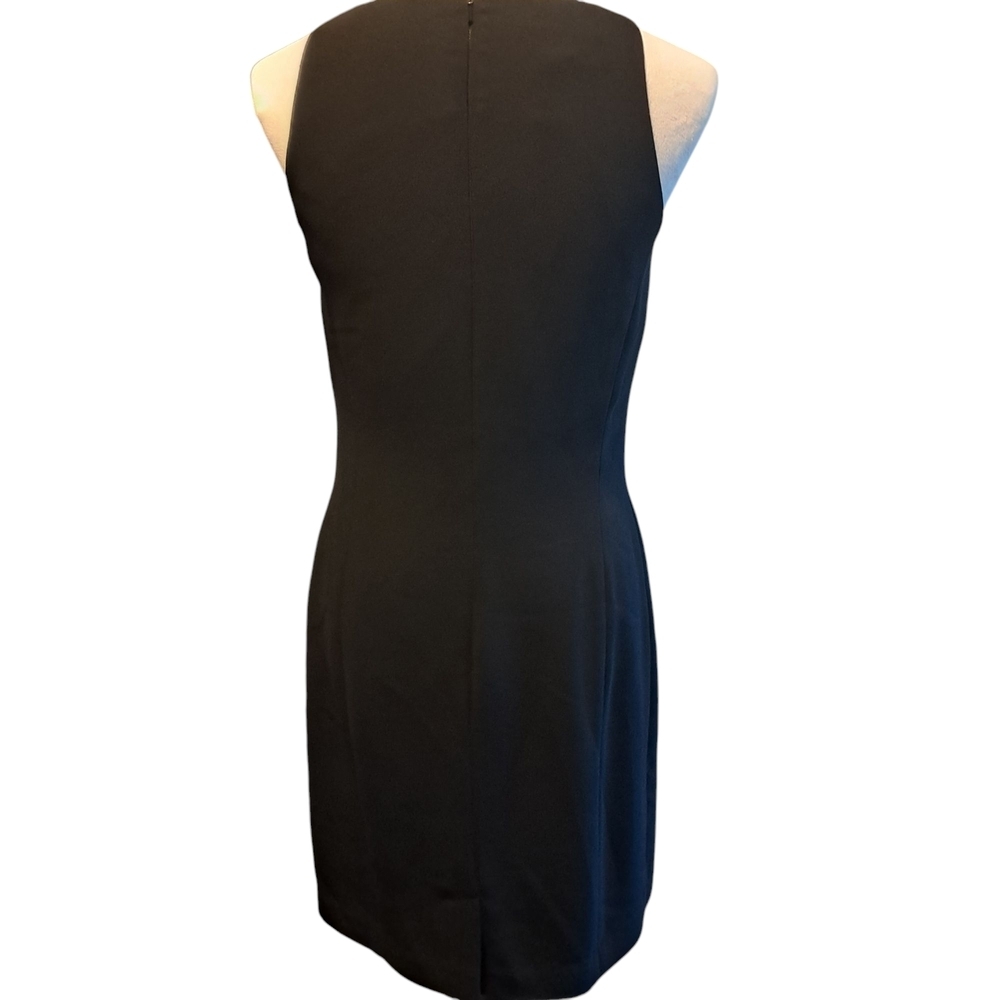 Jones New York Black Halter Sheath Mini Dress Formal Business - Picture 2 of 4